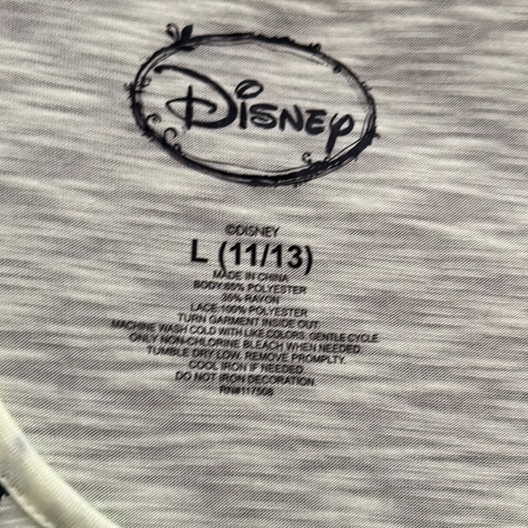 DISNEY SLEEVELESS BLOUSE NEON YELLOW SIZE L(11-13) - Picture 8 of 9